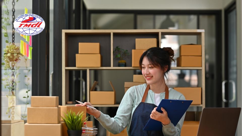 Ngoài nhóm chính, các môn học ngành thương mại điện tử còn bao gồm kỹ năng mềm và ngoại ngữ
