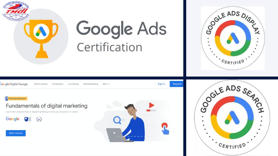 Một số khóa học Digital Marketing Online miễn phí và được cấp chứng chỉ uy tín của Google