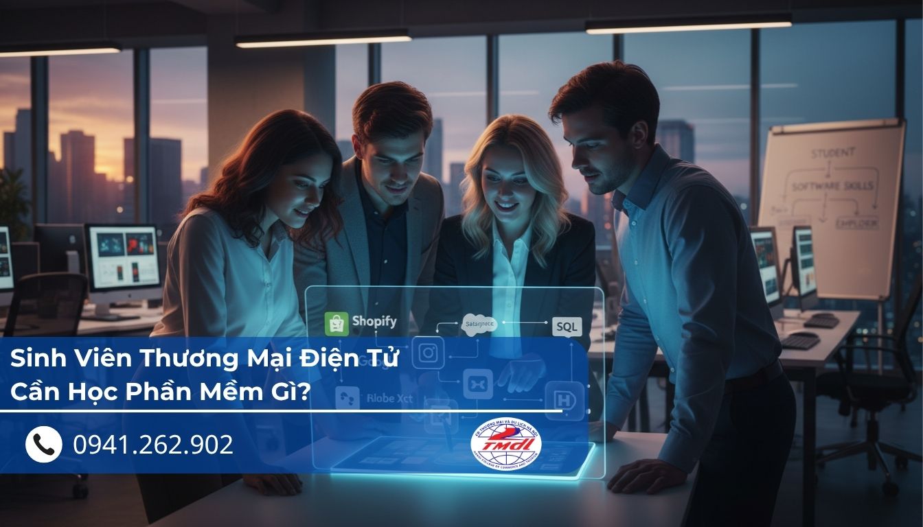 Sinh viên thương mại điện tử cần học phần mềm gì để chinh phục nhà tuyển dụng?